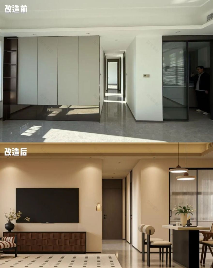 造境物象全案设计|沐光・谧境:118㎡自然风的温馨家居诗篇-28