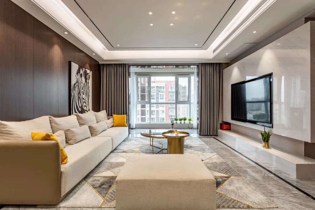 现代轻奢·160 平高级住宅丨梁明-19