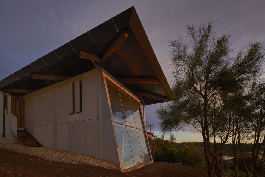 澳大利亚"日落隐退"度假屋 | 融入景观，提供私密空间-1