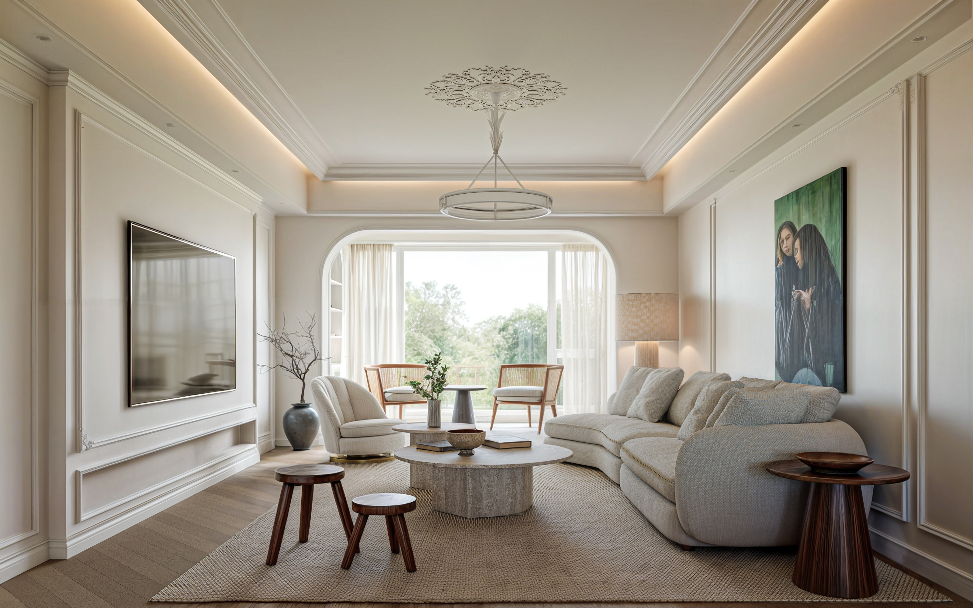 轻法式平层丨长沙佐尚视觉-1