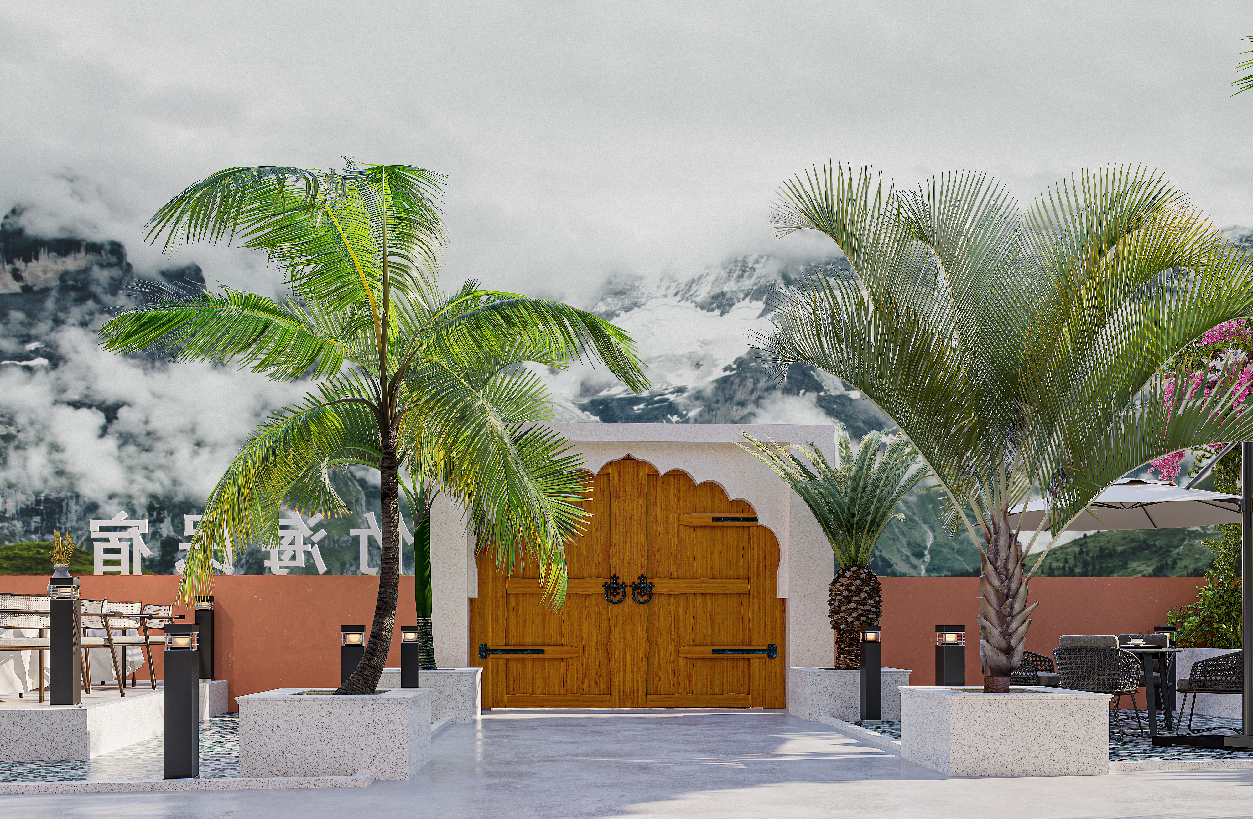 民宿外观效果图-6