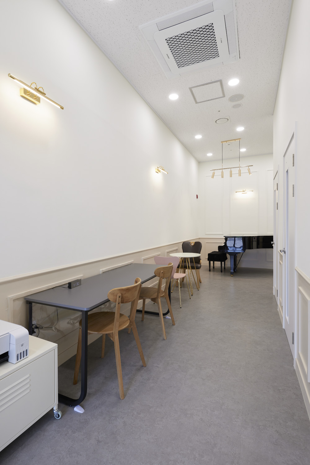 简约清新 12 平米钢琴教室设计-7