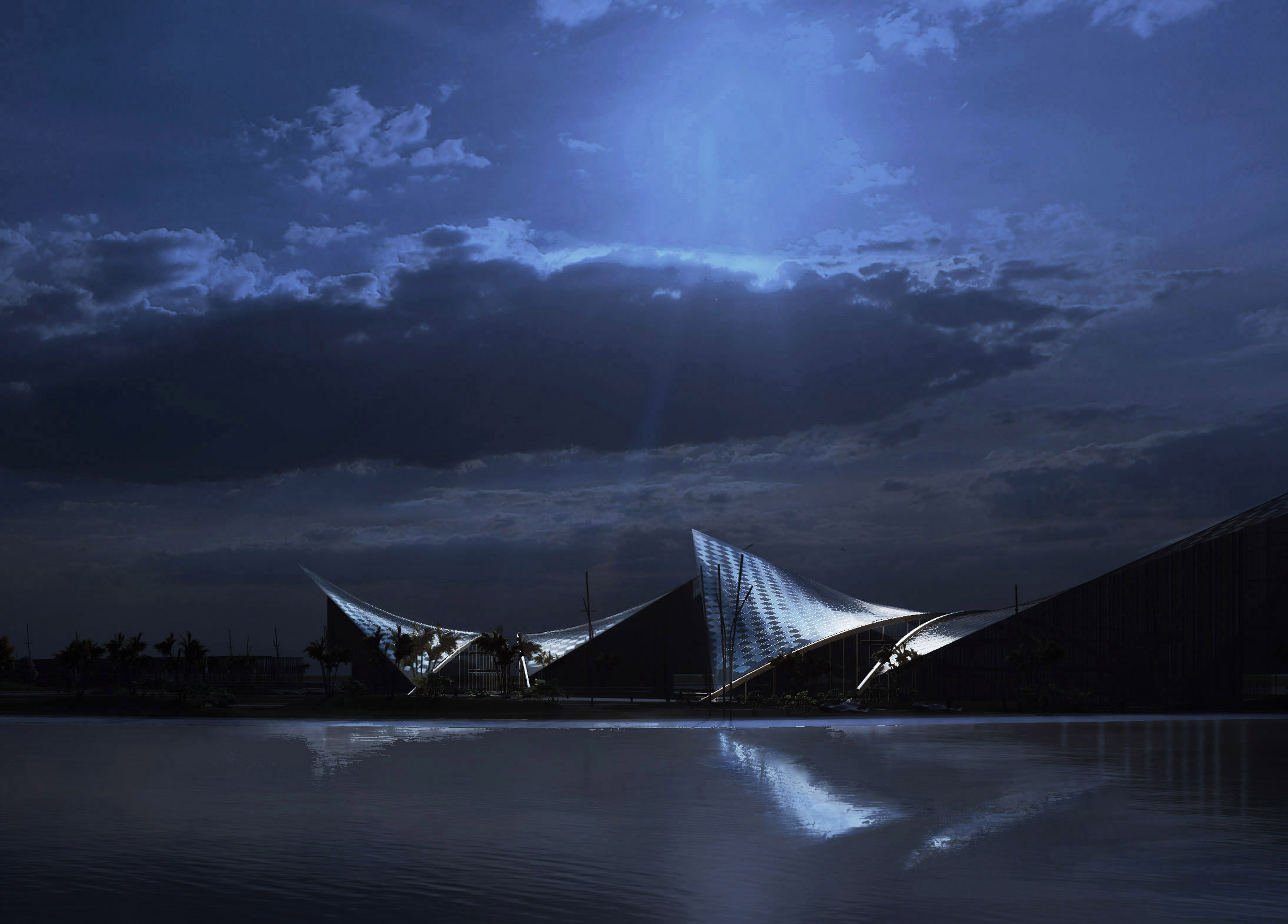 优秀奖方案 | 三亚崖州湾科技城文体中心（深海博物馆及体育中心） / EMBT+霍普股份-13