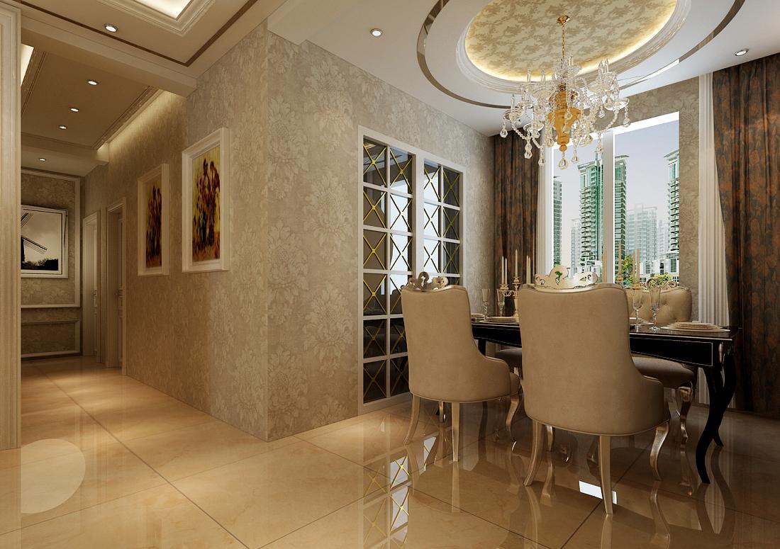 
盘锦旺学府165平简欧风格装修效果图 -8