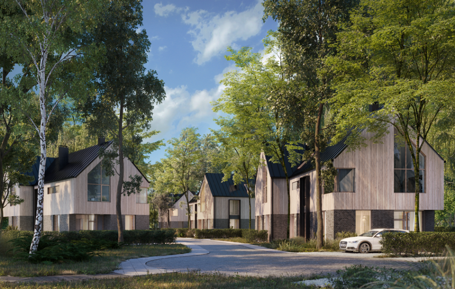 隐秘别墅区丨乌克兰基辅丨建筑设计工作室MODUS-19