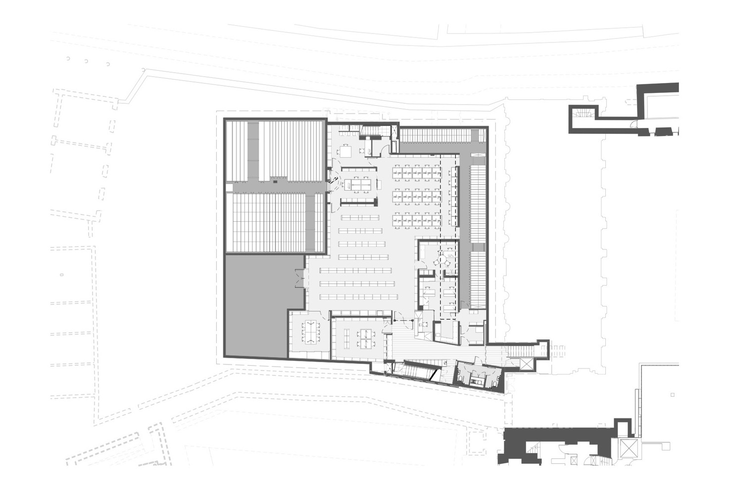 牛津 17 世纪图书馆翻新 | 地下扩建与环保科技的融合-22