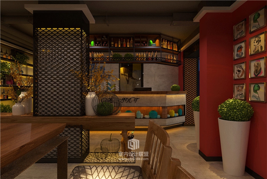 【品筑最新动态】爱尚虾塘沈阳主题餐厅设计-12