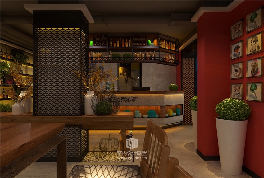 【品筑最新动态】爱尚虾塘沈阳主题餐厅设计-12