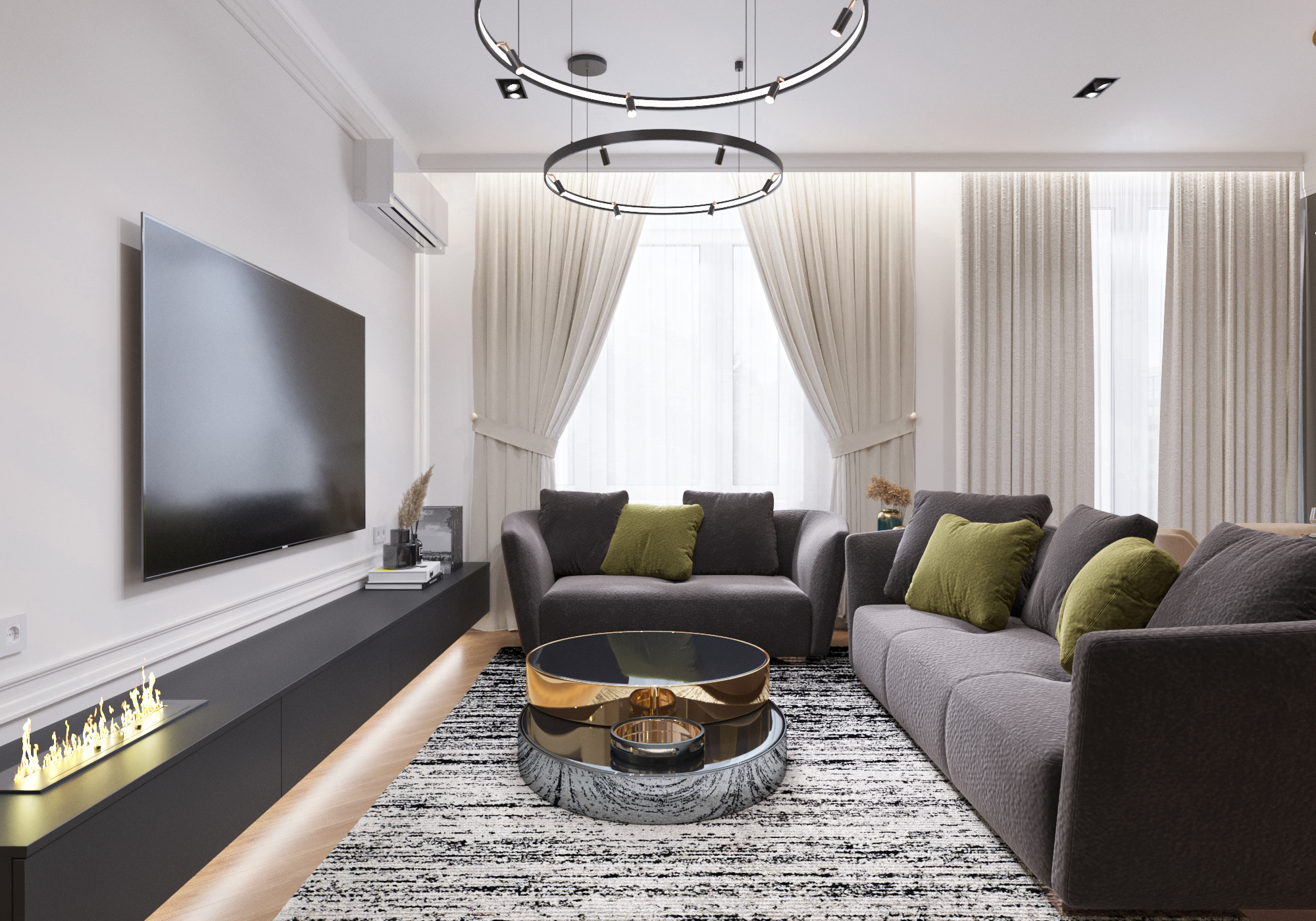 Apartment design 95m2 .NRG Mirzo Ulugbek. Tashkent-6