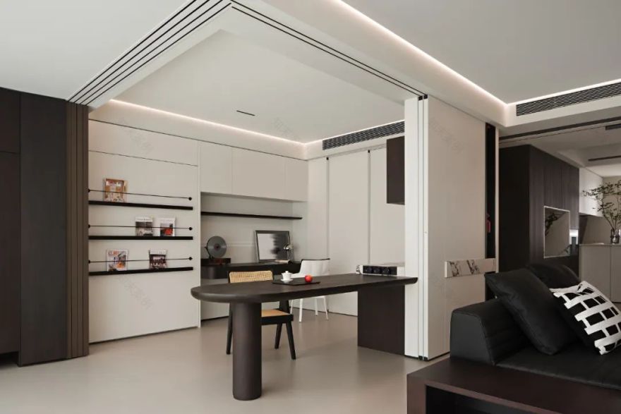 浮光下的自由变奏丨微木空间设计-31