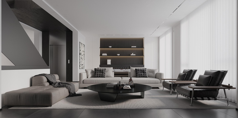 黑白经典艺术渗入居住的每个角落·沈阳银基观澜庭｜SZSD-8