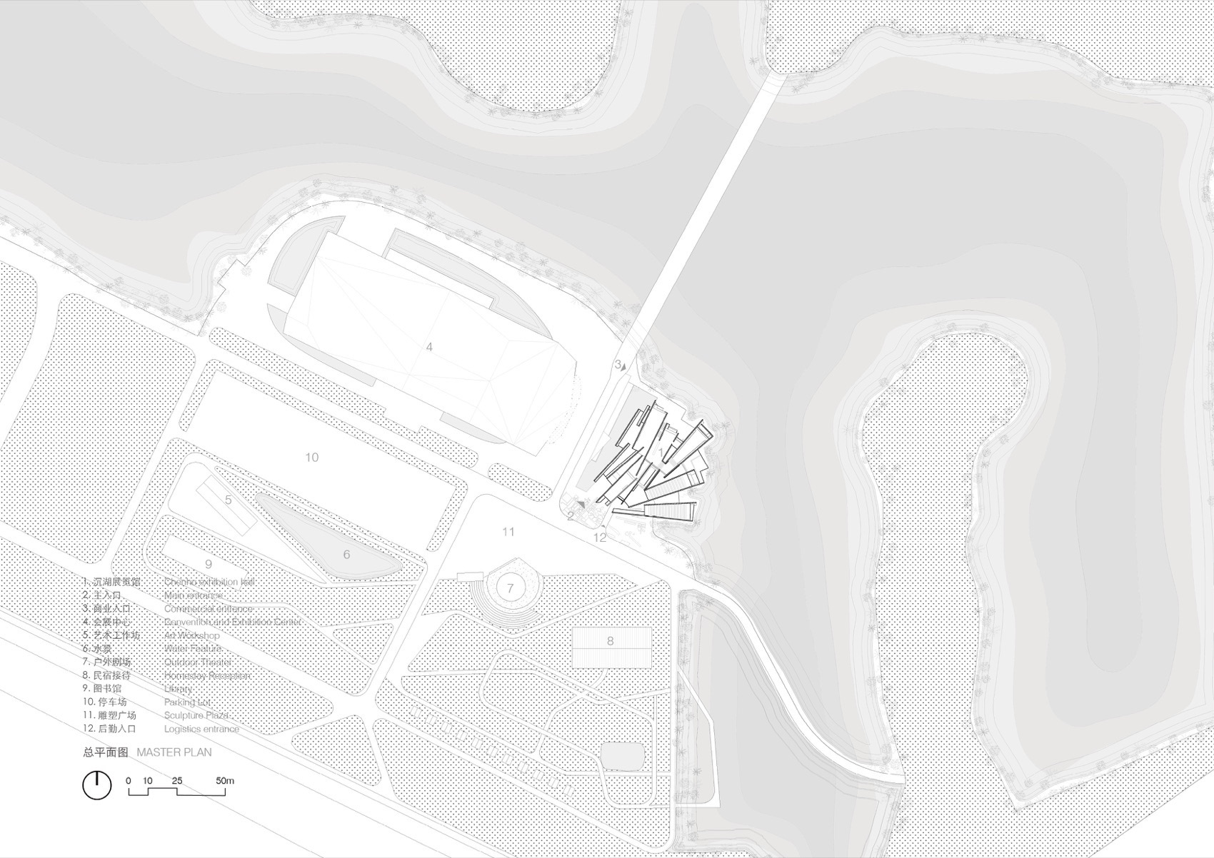 沉湖国际湿地艺术中心丨中国武汉丨迹·建筑事务所（TAO）-35