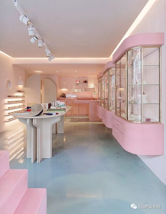 Lucy Folk设计悉尼街头粉色配饰店-5