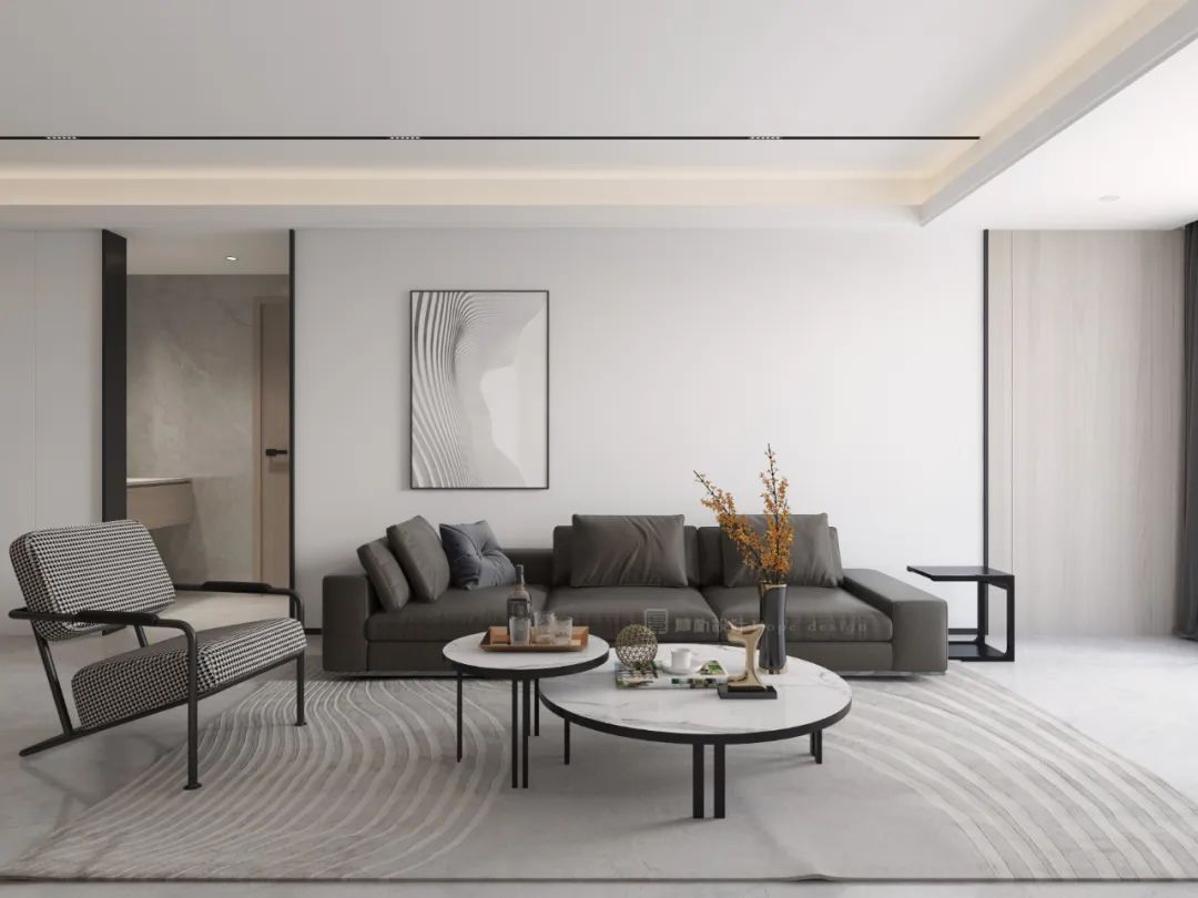 龙岩莲塘小区 100㎡现代简约风格家居设计-23