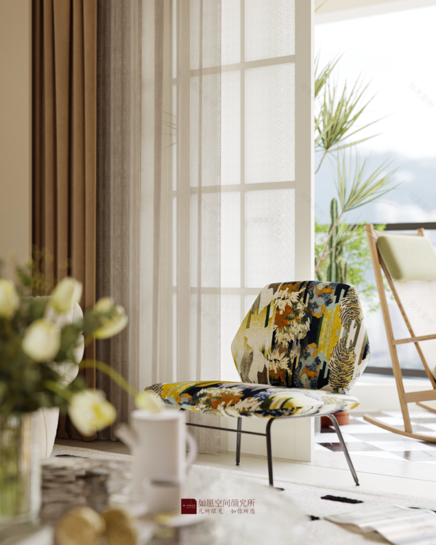 深圳如愿设计丨深业新岸线160㎡,清新奶油色的绿野仙踪 / Wizard of Oz-3