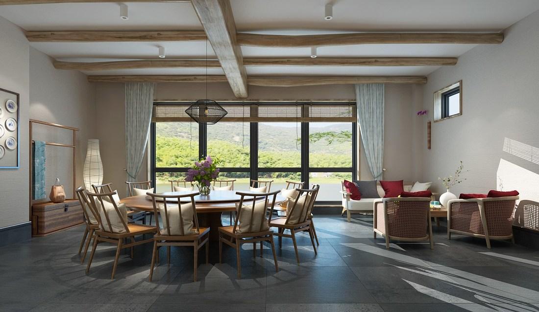 依山而立的雯雯之家 | 原木与化石的纯净邂逅-23