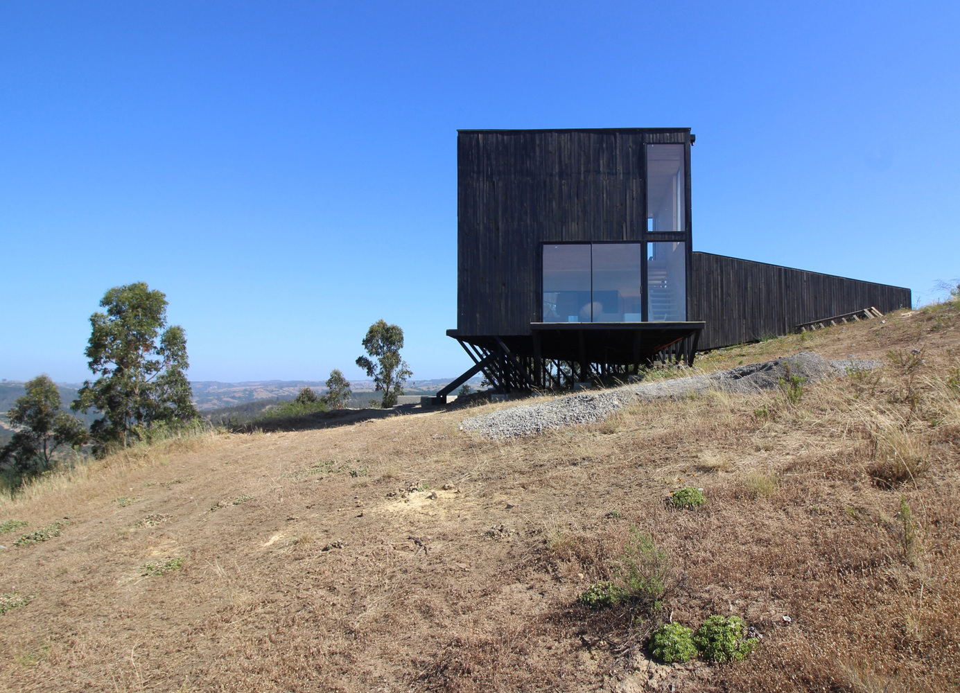 S House · 融合自然风景的现代木结构住宅设计丨智利丨nicolasCRUZarquitectos-11