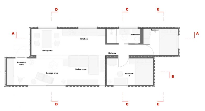 集装箱房屋改造住宅项目丨Avala Container Homes-33