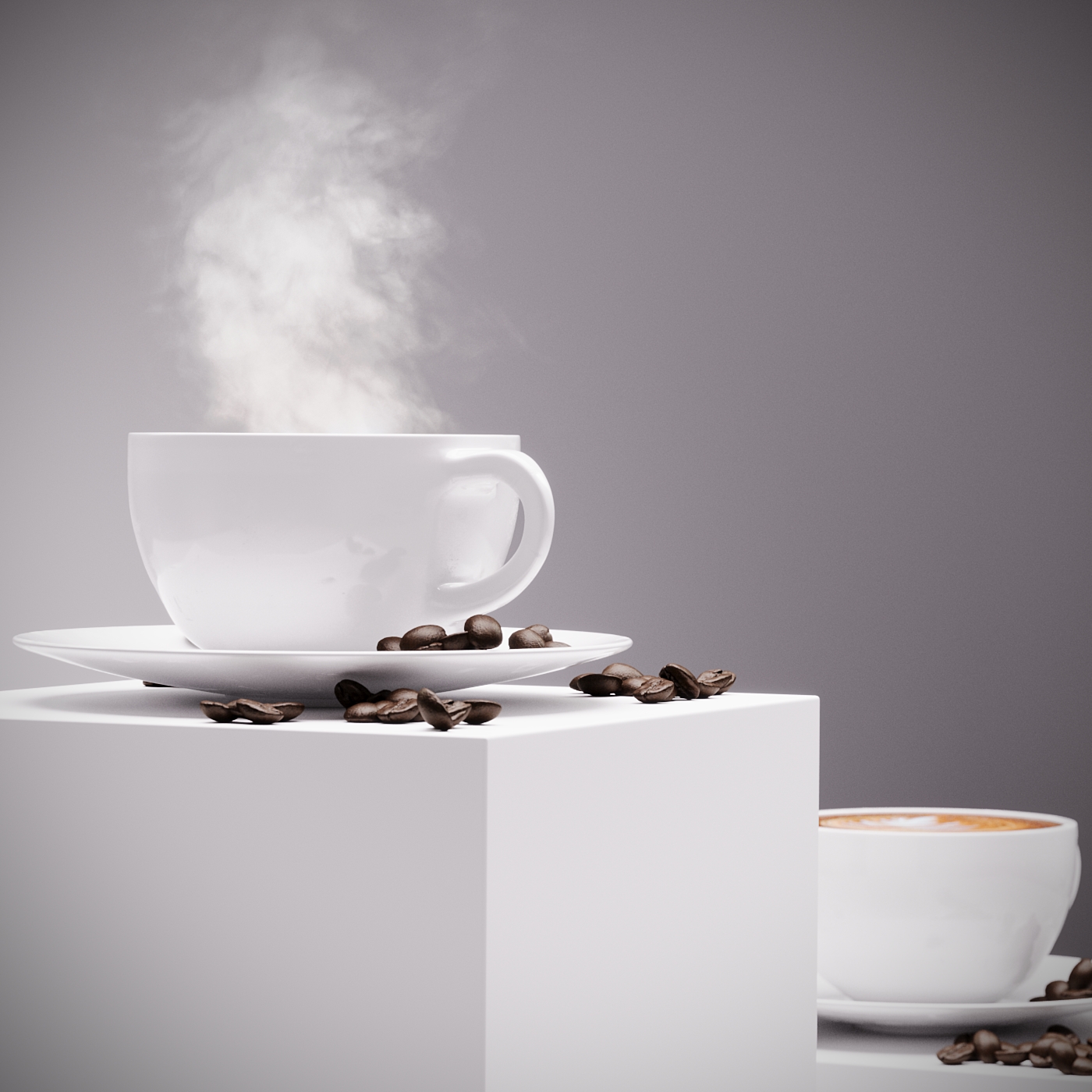 Coffee Cup 3D建模与贴图-9