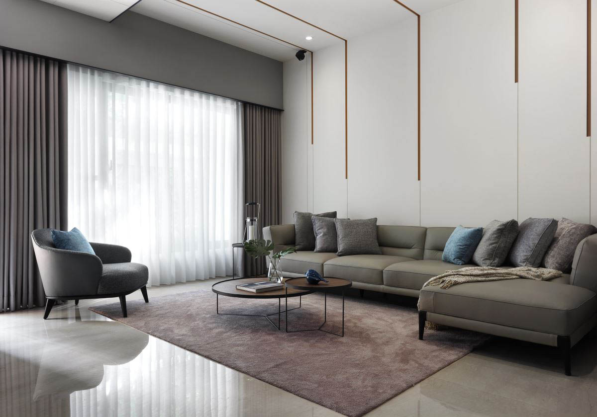 155㎡现代风格住宅  欣磐石建筑空间规划事务所-3