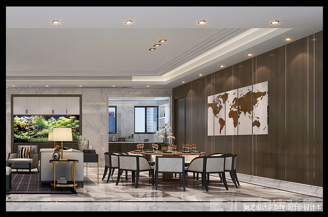 300万元复式400平米装修案例-9