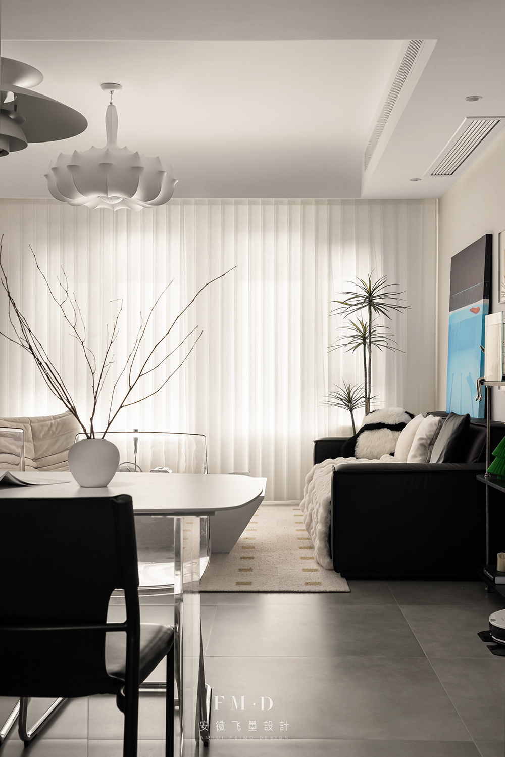 奶油风复式住宅丨中国滁州丨飞墨设计组-30