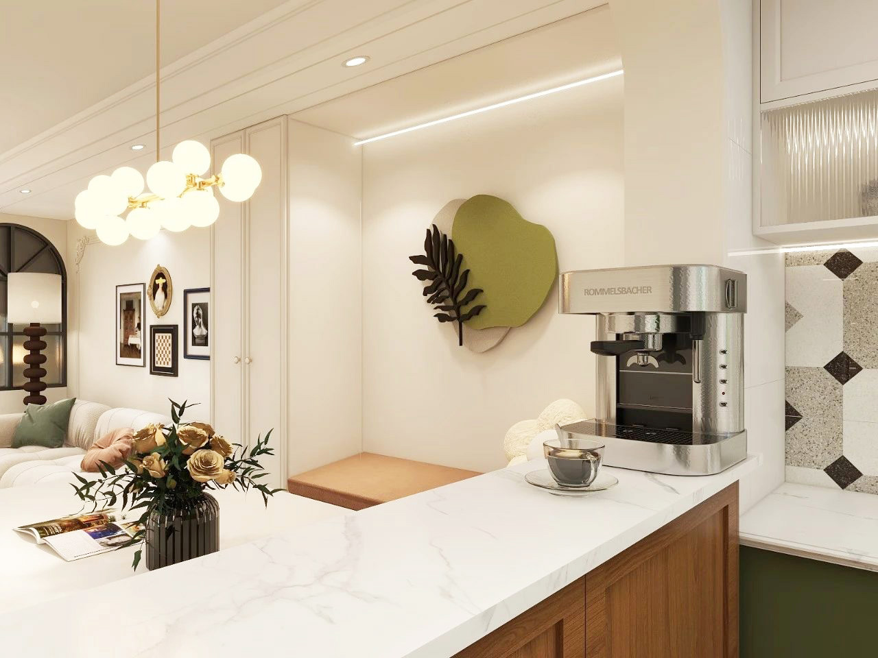 法式小户型室内设计-12