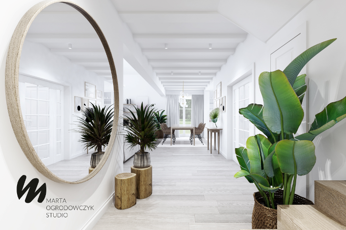 现代波西米亚风格住宅首层设计丨波兰华沙丨Marta Ogrodowczyk,Marta Piórkowska-13