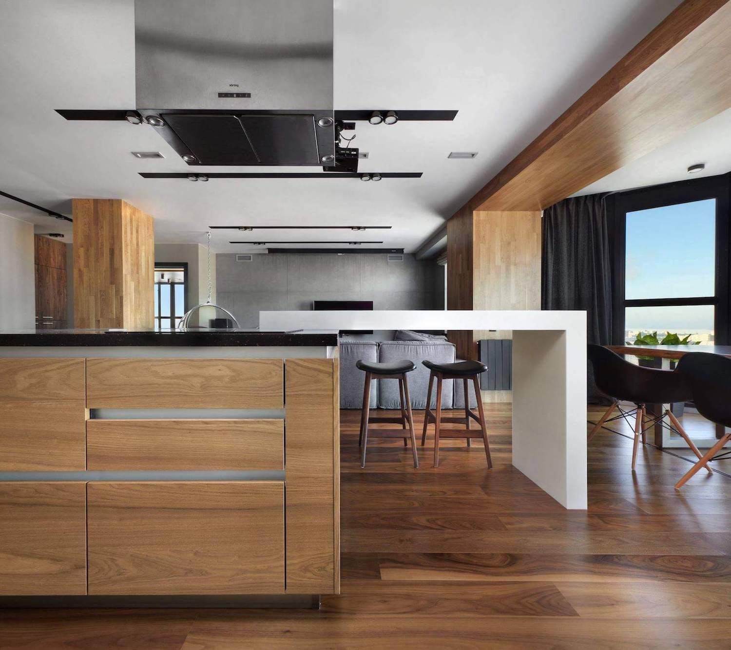 Designed for a young couple, this modern interior design offers panoramic views over Yekaterinburg   CAANdesign  Architecture and home design blog-3