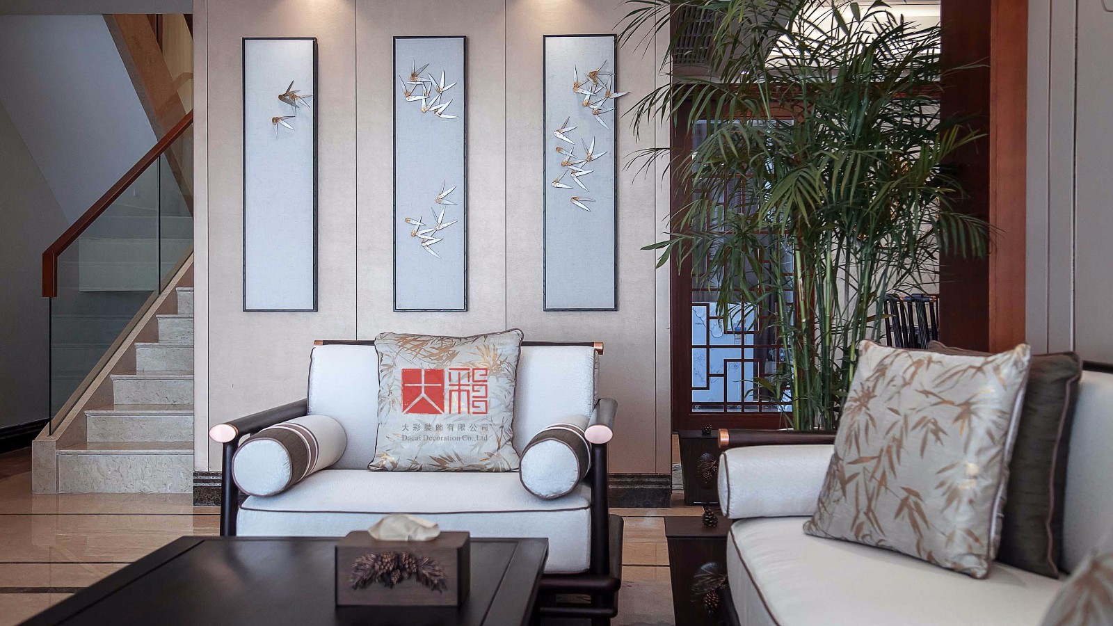 大彩装饰 | 御景豪庭新中式住宅-15