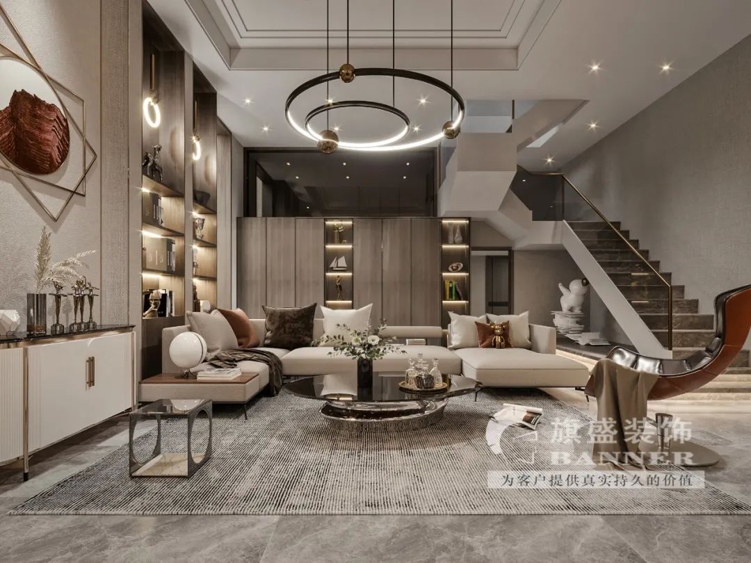 龙湖源著 · 现代复式空间设计丨旗盛-4