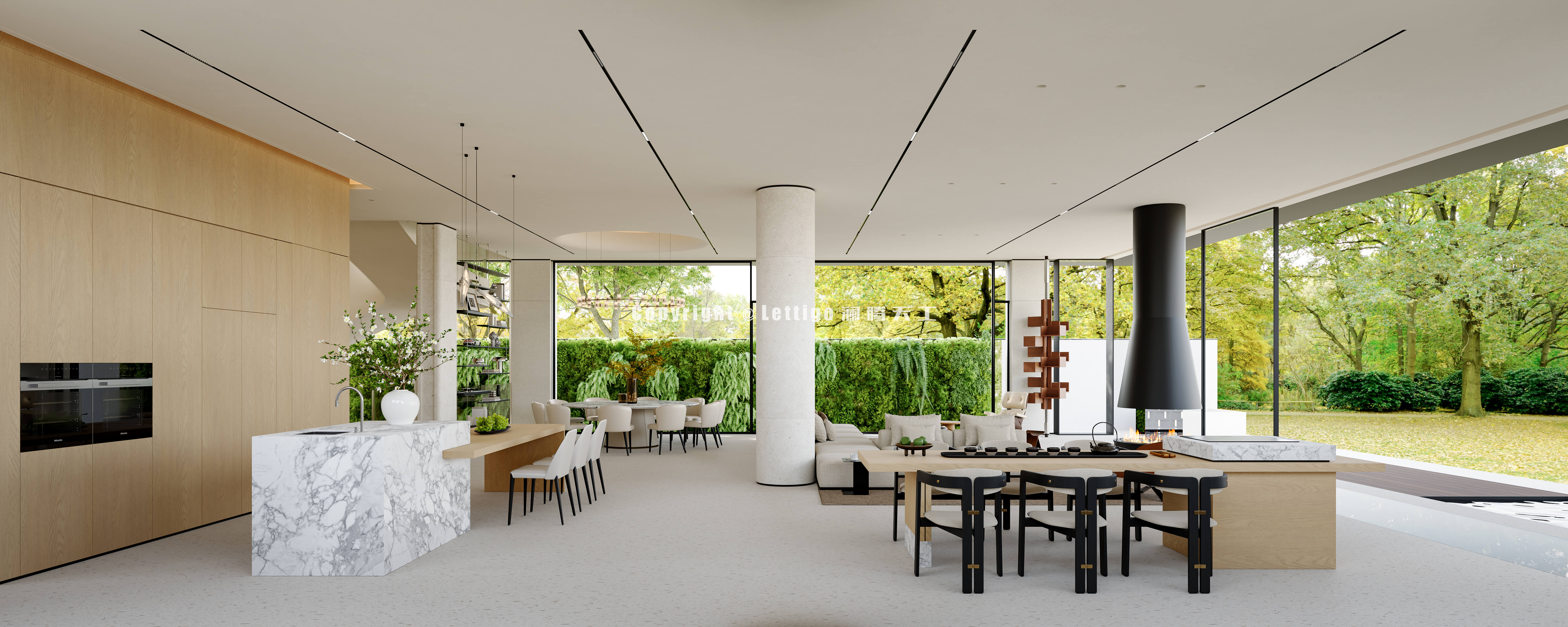 别墅的视觉盛宴-原木自然-24