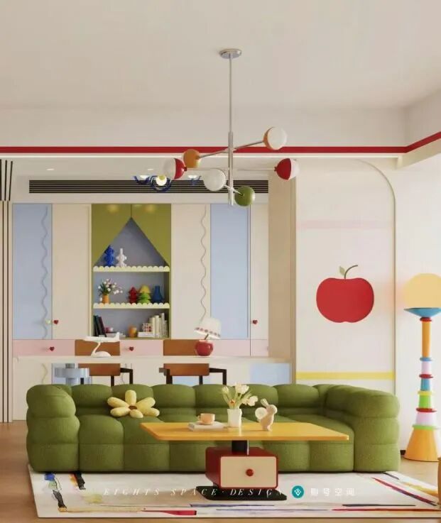 OriginalDesign|作品赏析|留香园126㎡普通户型，装出“宫崎骏动画里的家”，邻居以为进了童话片场…-51