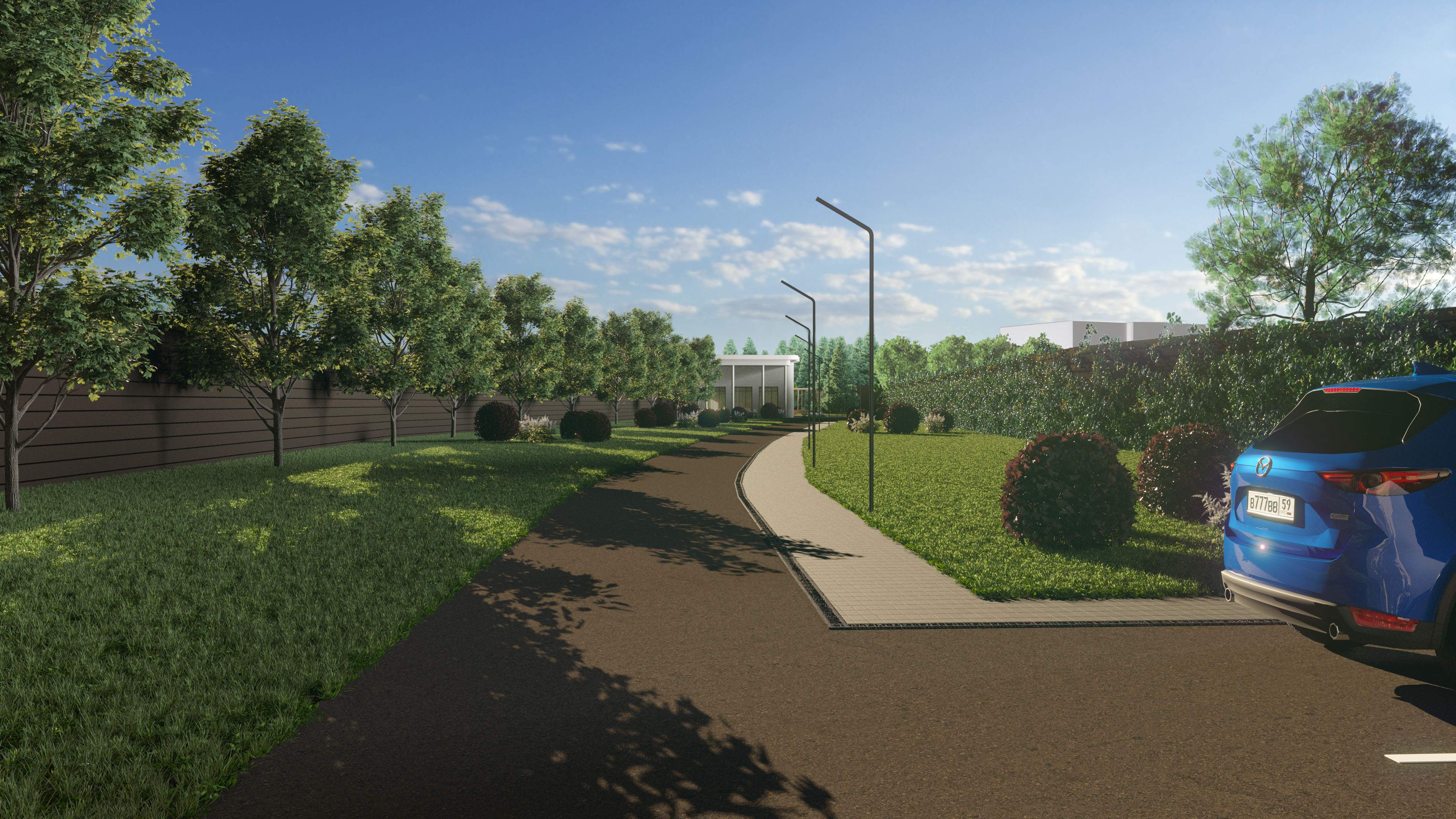 Razdory郊区房产景观美化项目丨俄罗斯-12