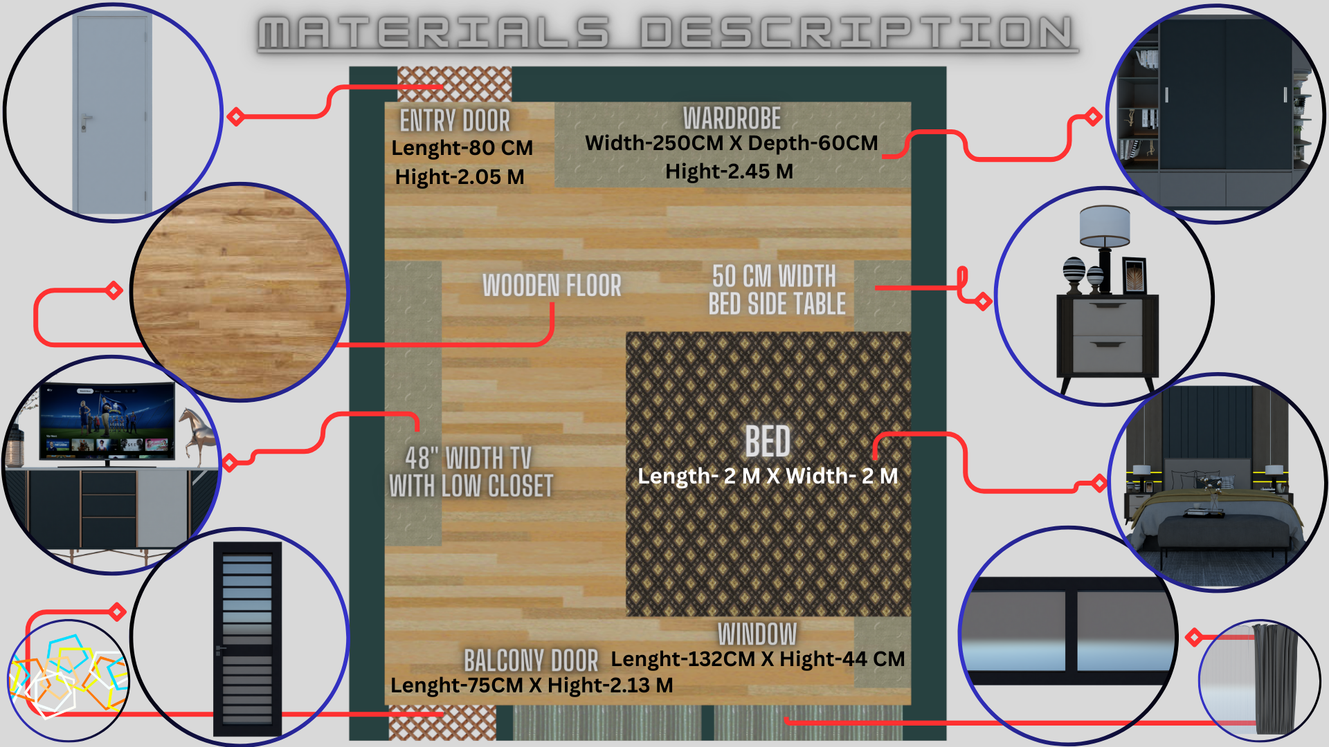 Interior Design_Bed RooM with 3d Render-3