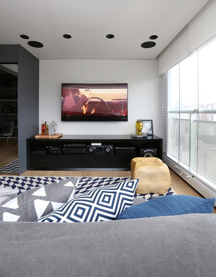 巴西 60 平米工业风公寓，打造宽敞空间-4