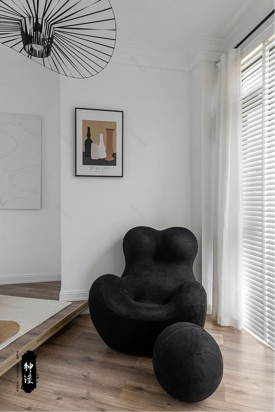 山水黔城简美风格跃层设计案例丨绅潼设计工作室-41