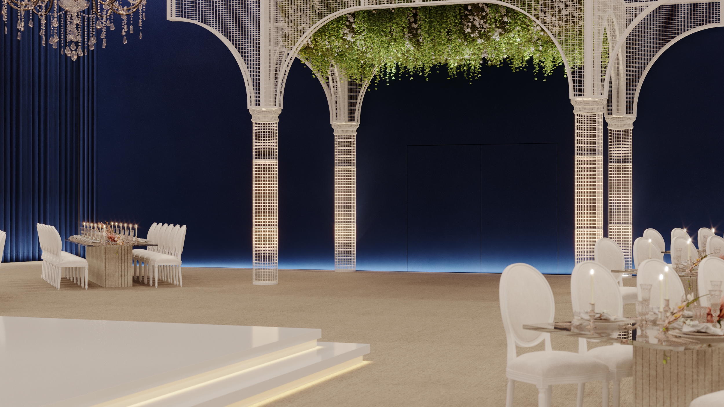 Classic wedding hall, qatar-8