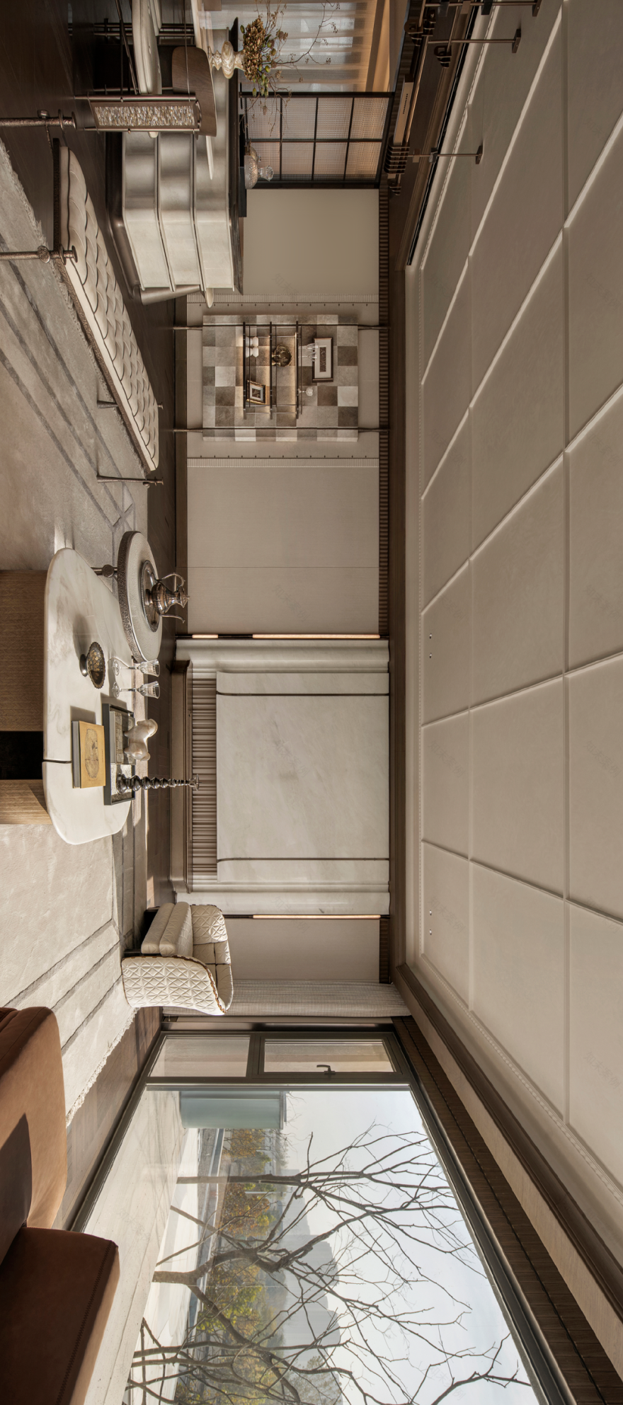 郑州招商・揽阅143户型样板间丨中国河南丨软装设计为元禾大千,未提及硬装设计方-7