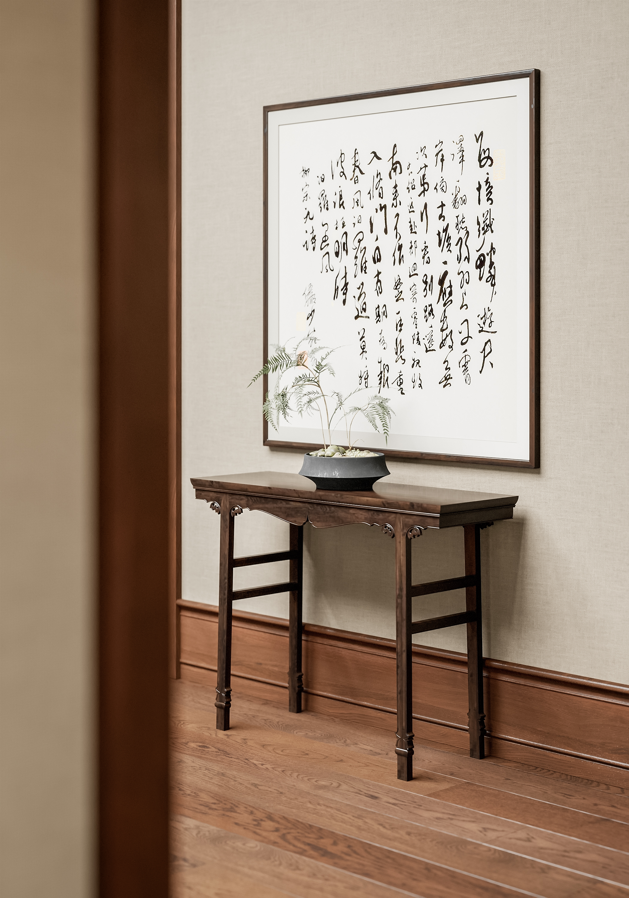 中式艺术中心风效果图表现-16