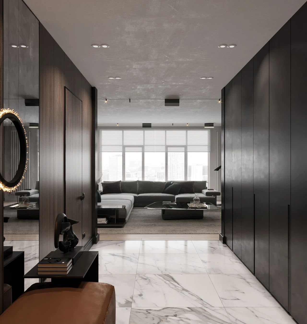 东京 100㎡高雅公寓设计丨日本东京丨阿塞拜疆设计师 Laçın Quluyev-24