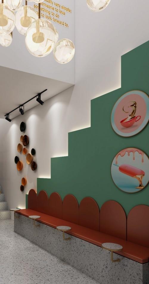 INS 风甜品店设计,吸引年轻人的视觉与味蕾-16