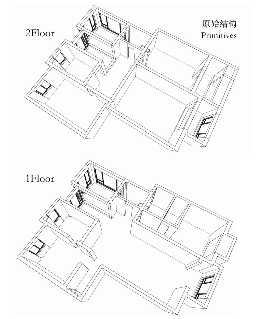 现代极简诗意居所 · 西安浐灞半岛 310㎡顶跃设计丨中国西安丨青马设计-53