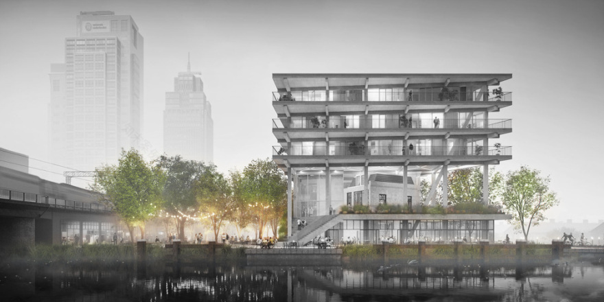 阿姆斯特丹 Omval 广场 · 工业遗址的绿色新生-5