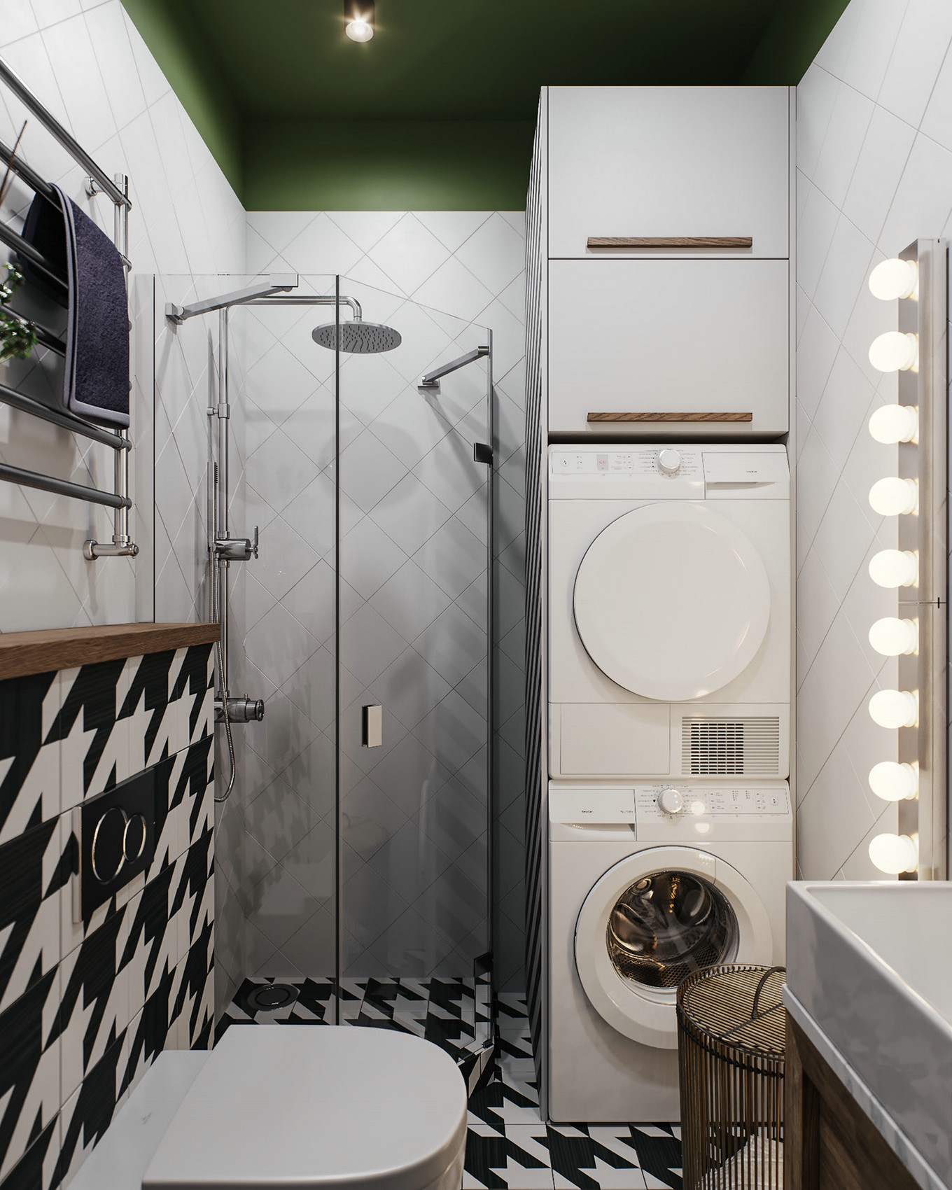 北欧风大胆用色，打造独特家居空间-23