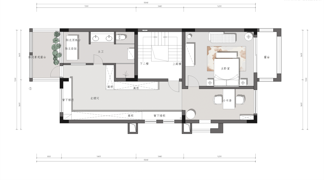 自然生长 · 重庆金辉城•耀江府设计师自宅丨中国重庆丨十二分&桓墅空间-57