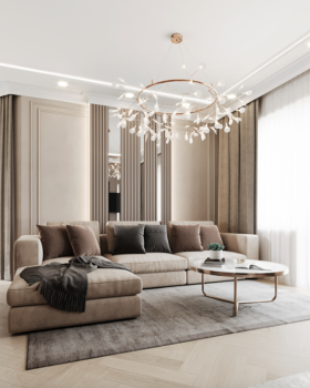 Odessa客厅及厨房区域设计项目