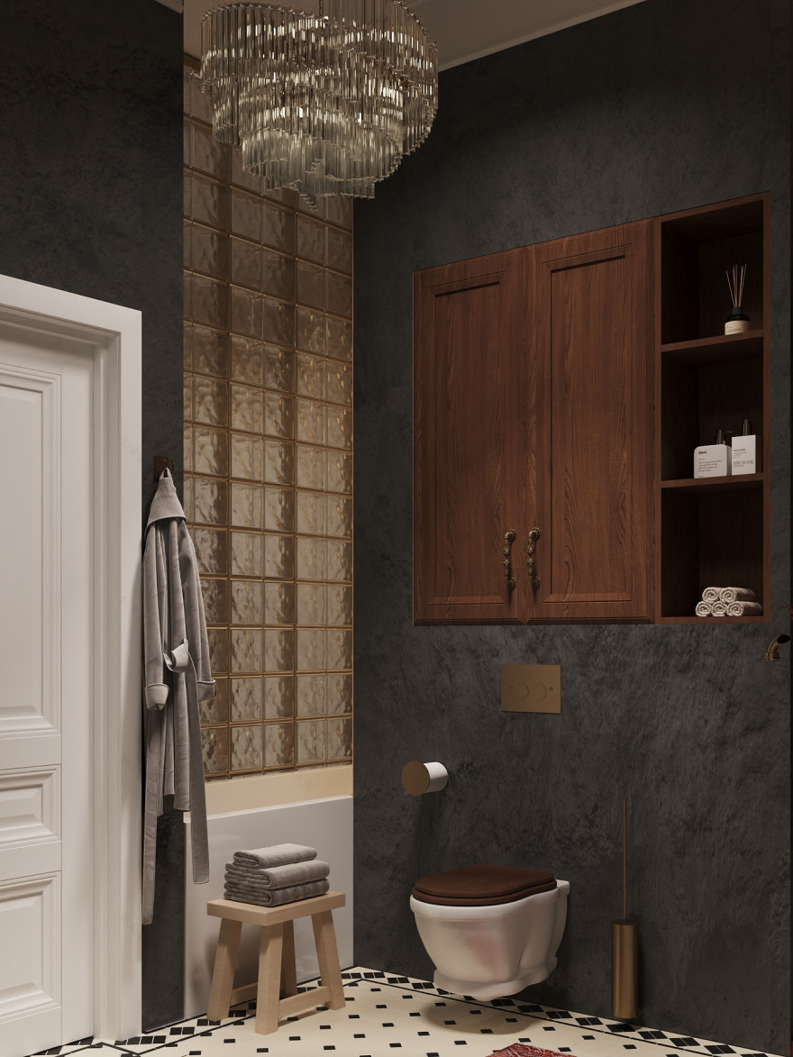 圣彼得堡115平米公寓设计项目丨俄罗斯圣彼得堡-18