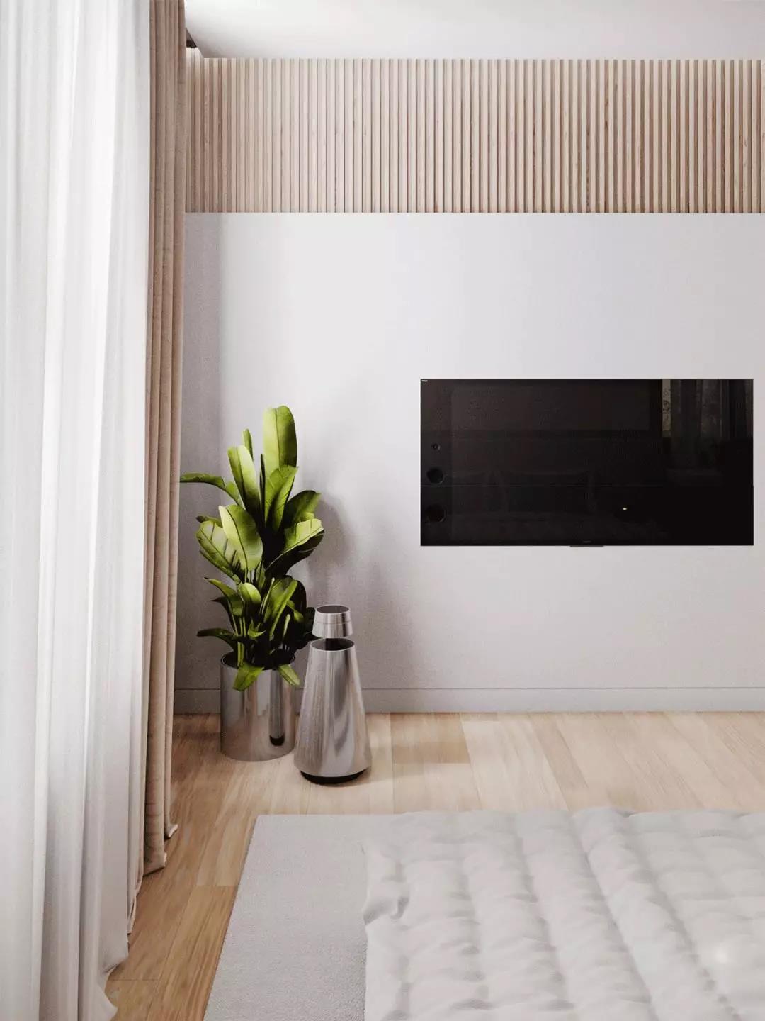 113㎡ 这样的木饰面墙设计，30 年后都不过时-48