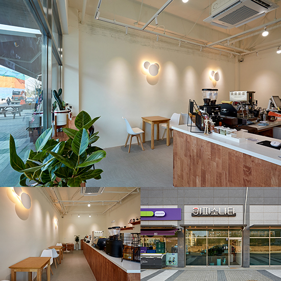 简单时尚的 10 平米咖啡厅设计-1